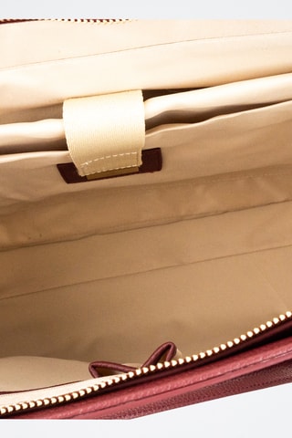 Leren Handtas Nya - Bordeauxrood