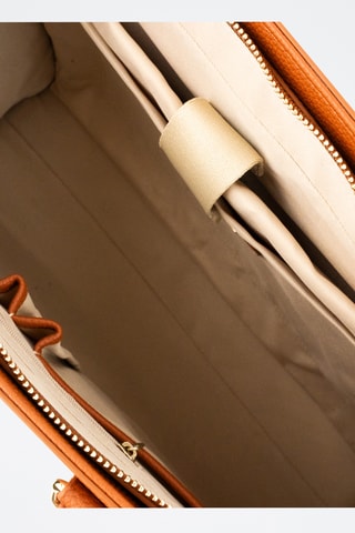 Leren Handtas Nya - Camel