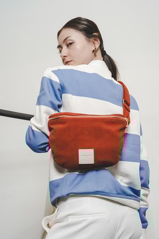 Velours Heuptas Cyra  - Rood