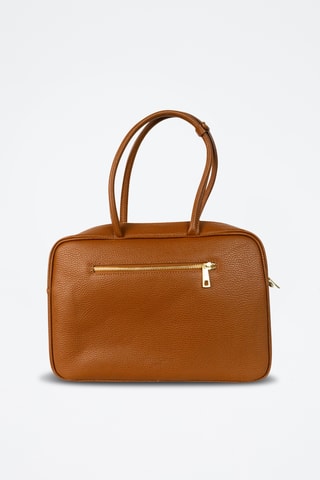 Leren Trendy Handtas Néa - Camel