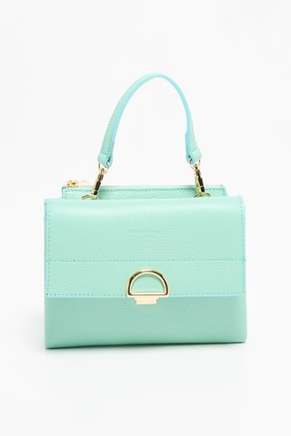 Leren Handtas Dalia - Lichtgroen