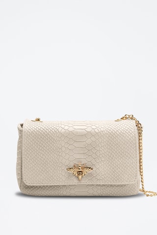 Leren Schoudertas Hera - Nude