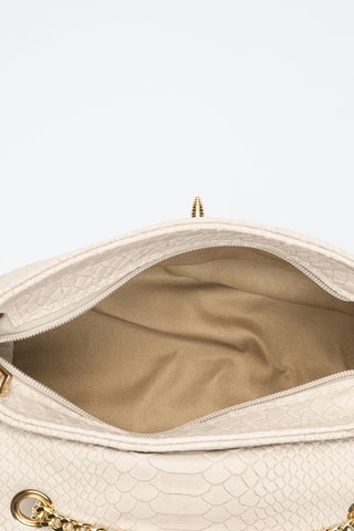 Leren Schoudertas Hera - Nude