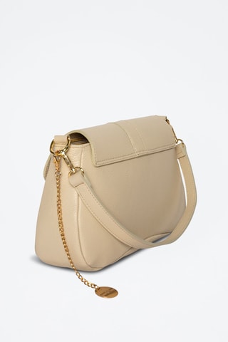 Leren Schoudertas Leora - Wit