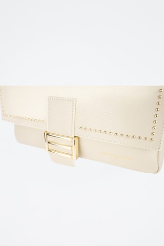 Leren Schoudertas Lipa - Beige