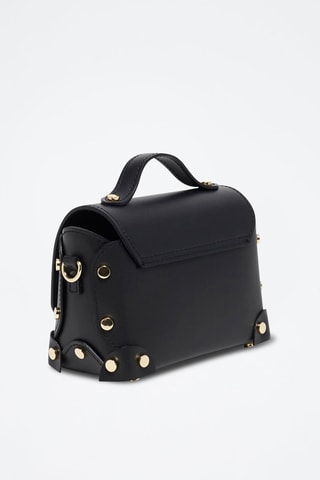 Leren Schoudertas Mila - Zwart