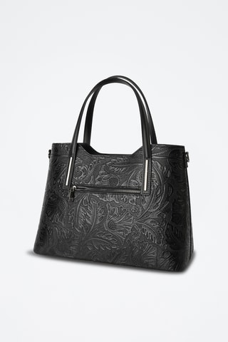 Leren Handtas Noor - Zwart