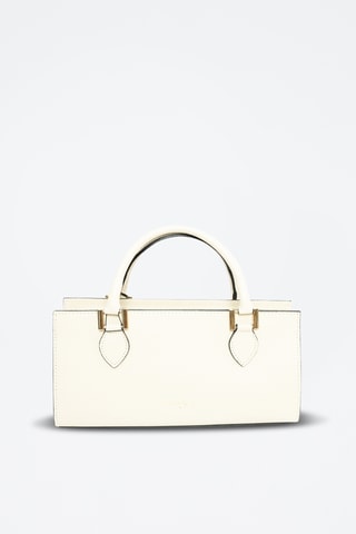 Leren Schoudertas Alexine - Beige