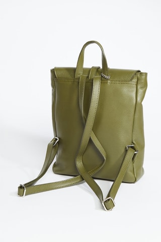 Leren Rugtas Holy - Groen