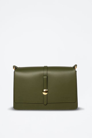 Leren Schoudertas Louna - Groen