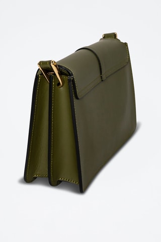 Leren Schoudertas Louna - Groen