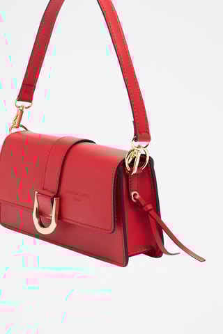 Leren Schoudertas Hazel - Rood