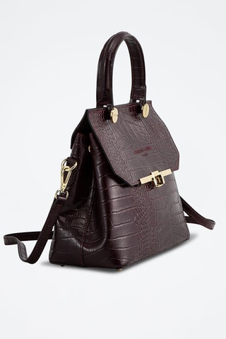 Leren Schoudertas Emy - Bordeauxrood