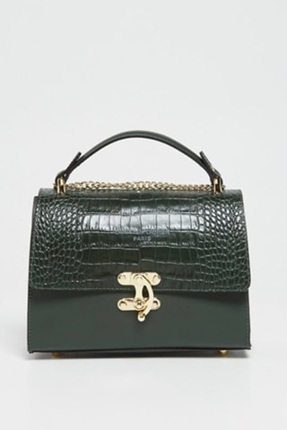 Leren Schoudertas Sia - Groen