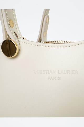 Leren Handtas Mini Kiara - Wit