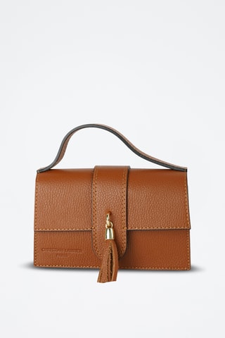 Leren Schoudertas Neve - Camel