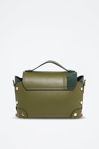 Leren Schoudertas Nan - Groen