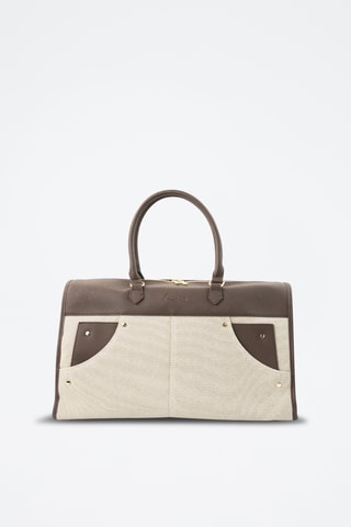 Leren Reistas Jay 45 cm - Taupe