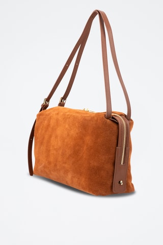 Leren Schoudertas Yra  - Camel