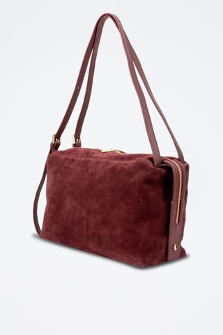 Leren Schoudertas Yra  - Bordeauxrood