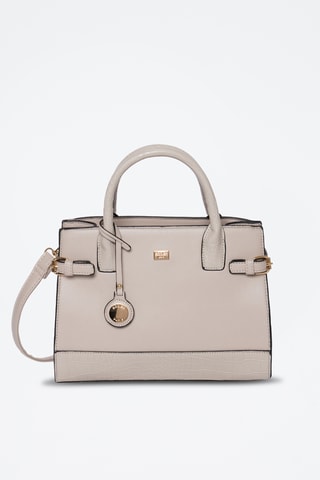 Handtas Voyelle - Zwart - Lichtbeige