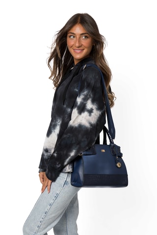 Handtas Voyelle - Zwart - Marineblauw