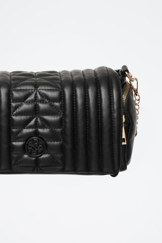 Doorgestikte Handtas Défi - Zwart