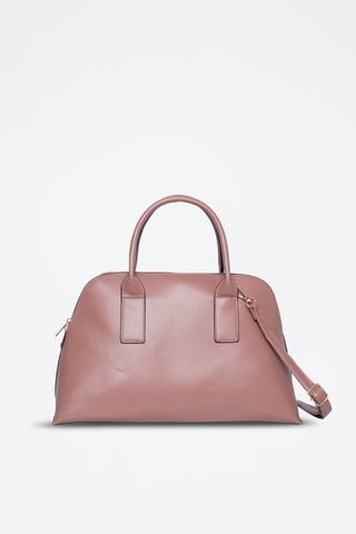 Handtas Bergamote - Zwart - Goudkleurig, bruin en roze