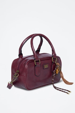 Handtas Curl - Zwart - Goudkleurig, bruin en paars