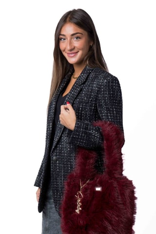 Handtas Crush - Zwart - Goudkleurig en rood