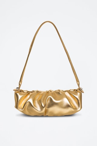 Leren Handtas Kiproco - Goudkleurig