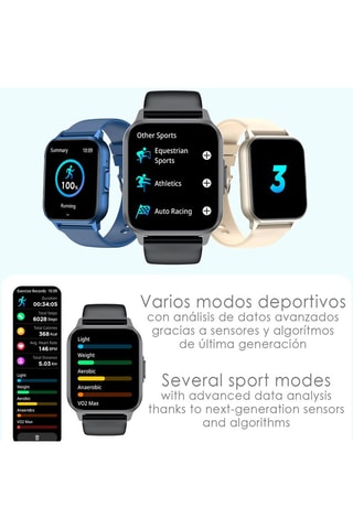 Montre connectée ZW38 - Bleu