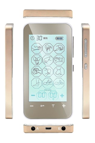 Electrostimulateur musculaire portable - Blanc