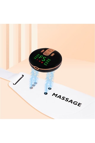 Ceinture de massage et d'électrostimulation - Blanc