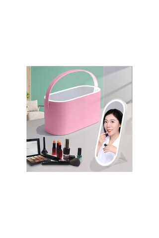 Miroir lumineux à LED et boîte de rangement 