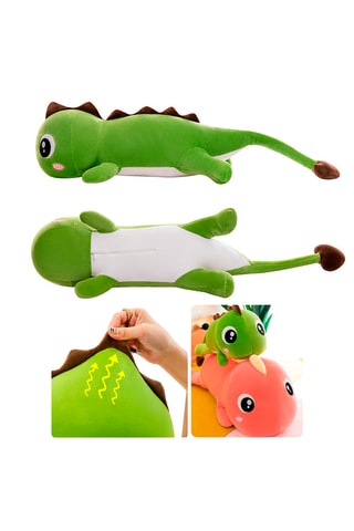 Coussin en velours - Orange - 78 cm