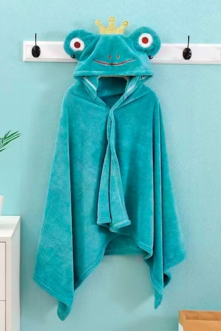 Cape de bain polaire - Bleu pétrole