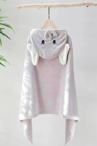 Cape de bain polaire - Gris clair