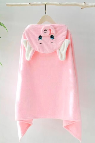 Cape de bain polaire - Rose