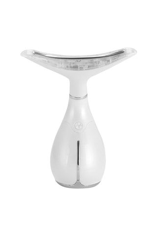 Masseur à ultrasons et LED pour le visage et le cou - Blanc