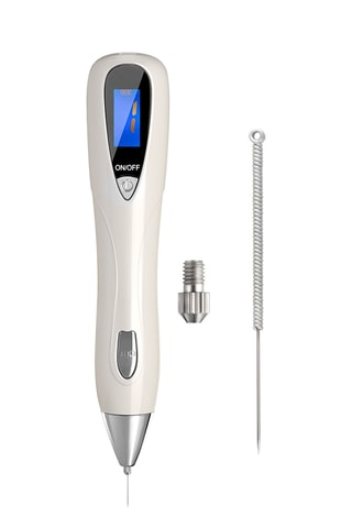 Stylo à plasma avec indicateurs LED - Blanc