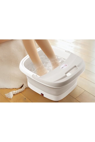 Bain de pieds massant - Blanc
