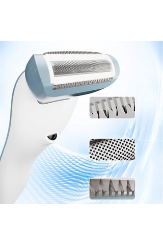 Epilateur avec base de chargement - Argenté