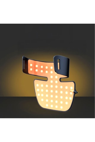 Masque facial avec lumière LED - Noir