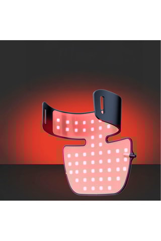 Masque facial avec lumière LED - Noir