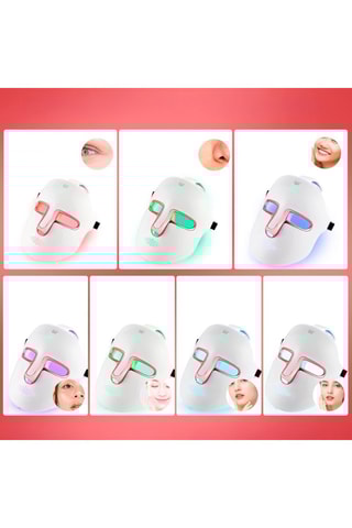 Masque facial LED - Blanc
