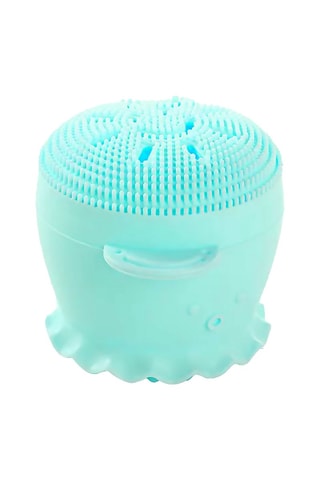 Brosse visage manuelle 2-en-1 - Turquoise