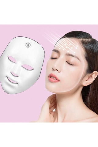 Masque tactile avec LED - Blanc