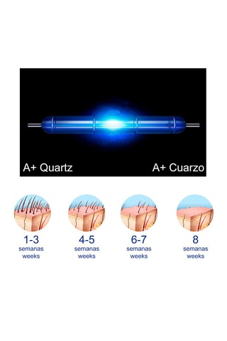 Épilateur à lumière pulsée T5S Blanc
