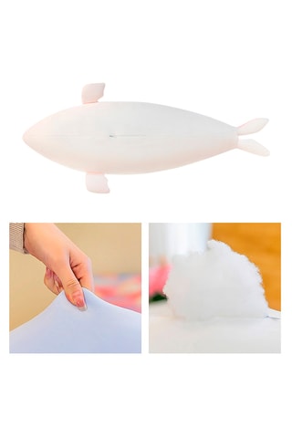 Coussin dauphin - Bleu - 44 x 18 cm